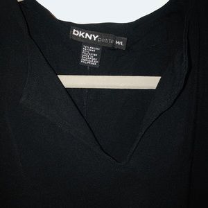 DKNY Petites 3/4 Women’s Shirt in Color Black